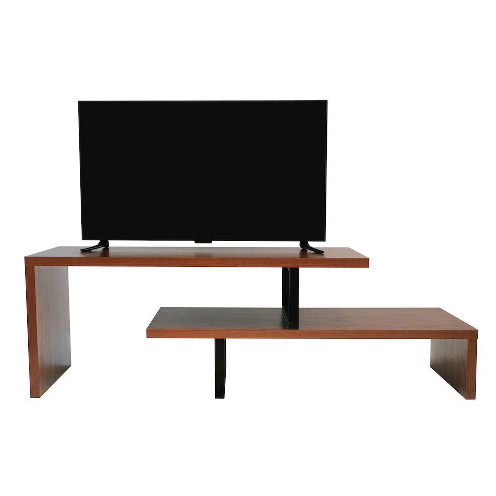 Orford Mid-Century Modern TV Stand in Walnut. Picture 4