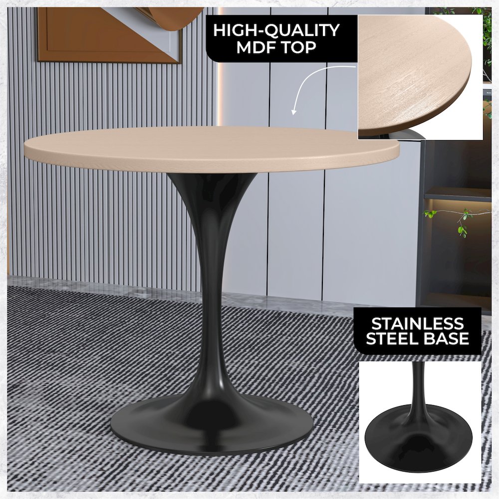Verve Collection 36 Round Dining Table. Picture 2