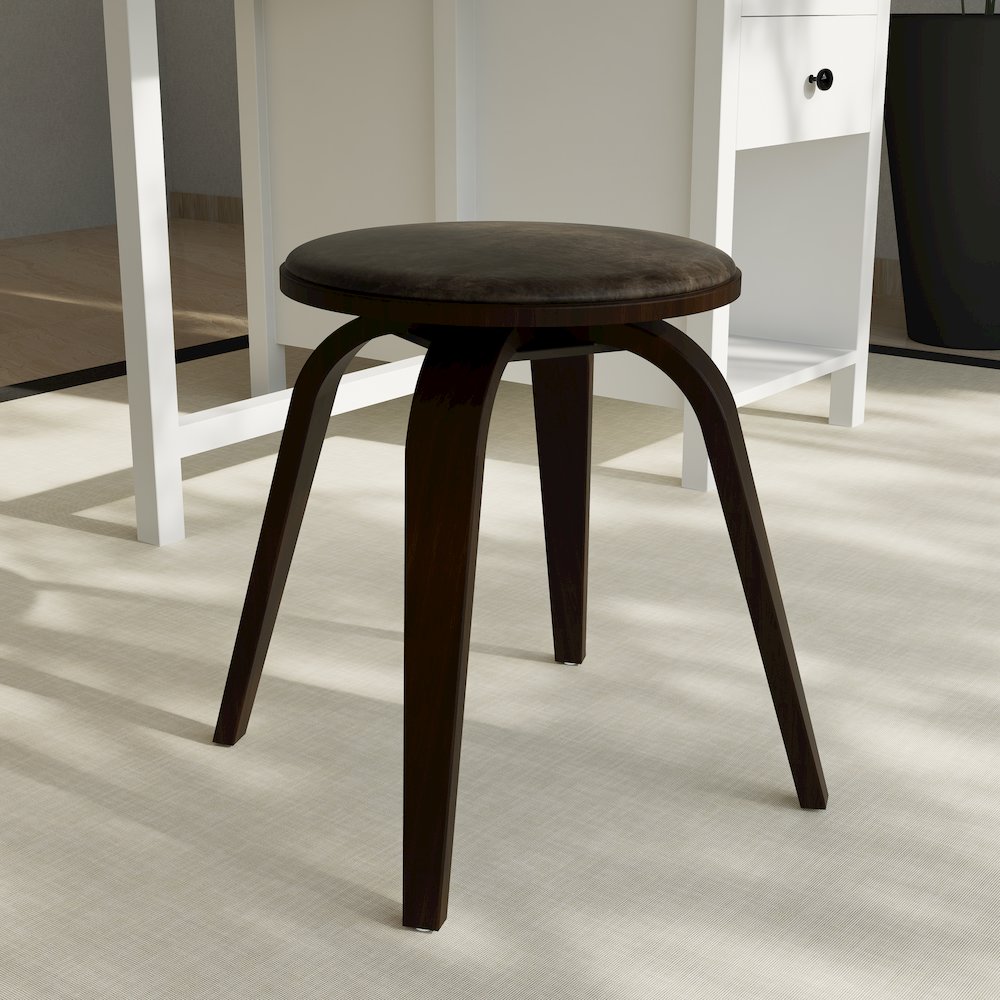 Modern Wooden Dining Stool. Picture 8