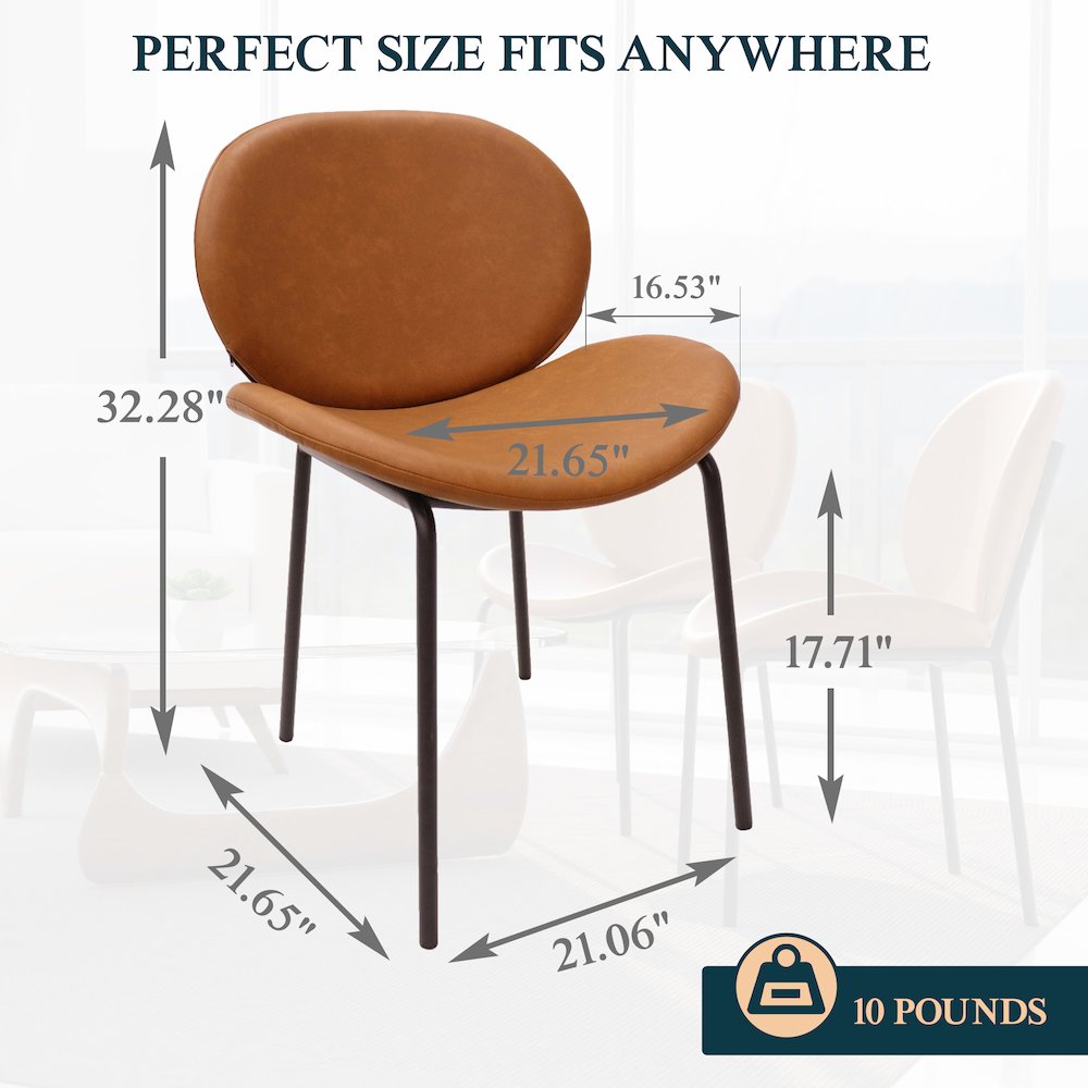 Servos Modern Dining Side Chair. Picture 18