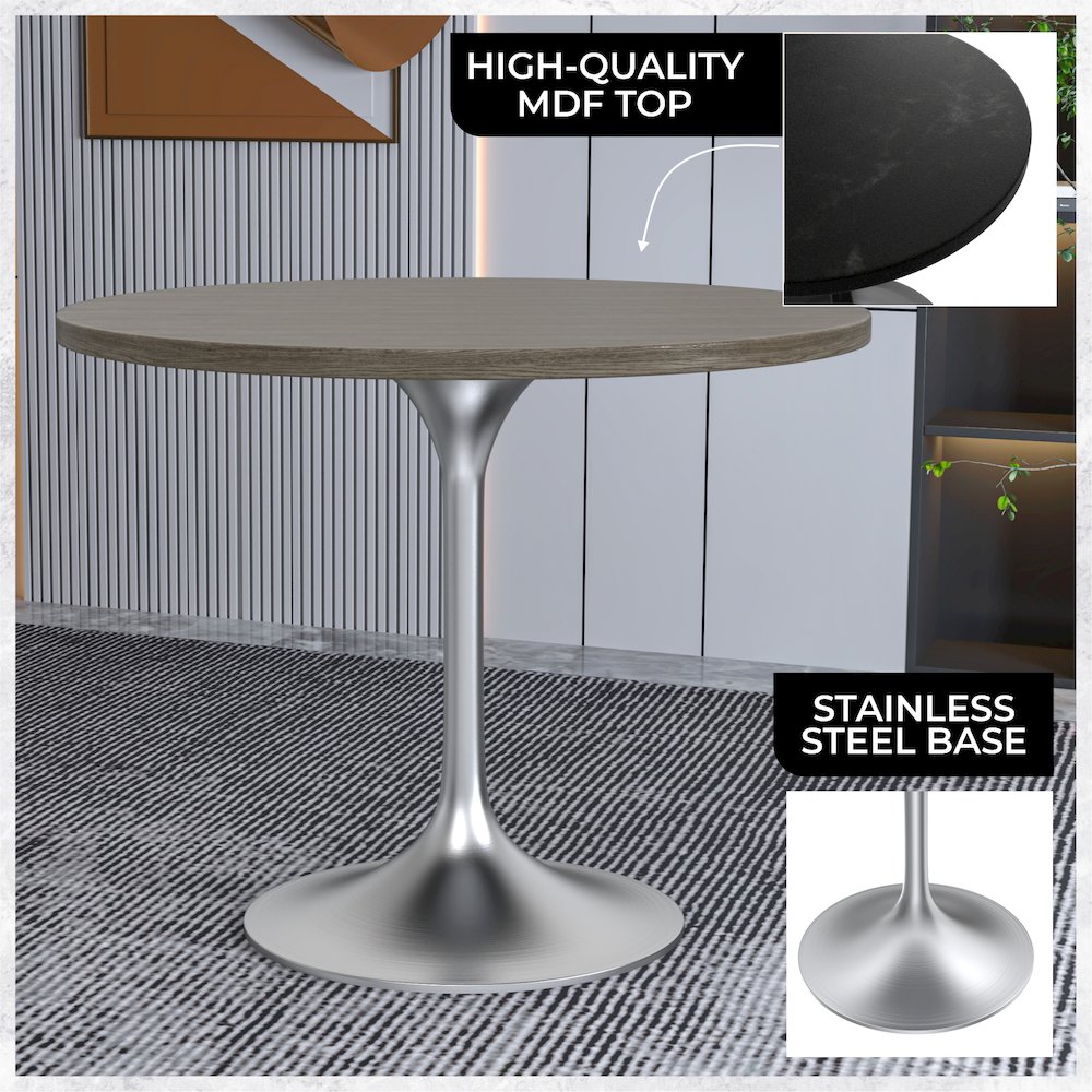 Verve Collection 36" Round Dining Table. Picture 2