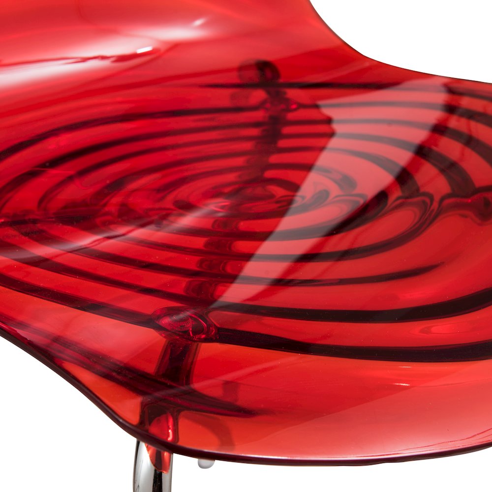 Astor Water Ripple Design Dining Chair. Picture 7