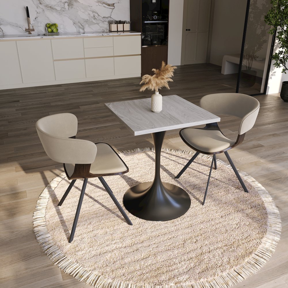 Verve Collection 24 Square Dining Table. Picture 8