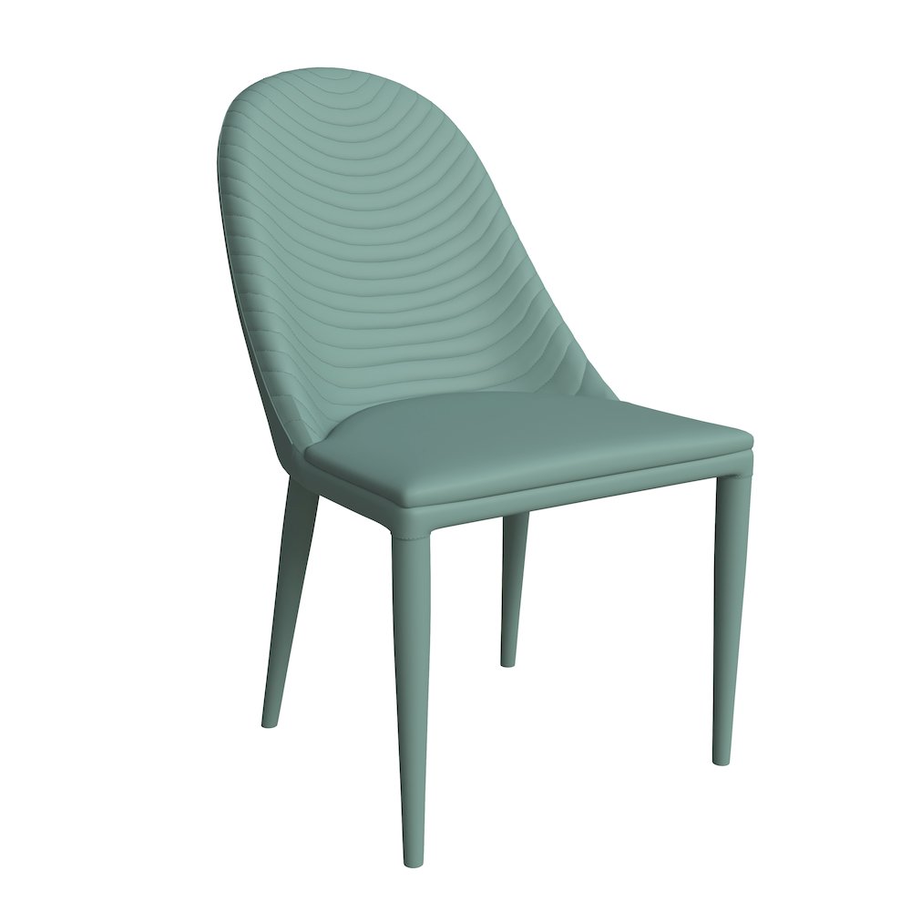 Seville Collection Modern Dining Chair in Green. Picture 7