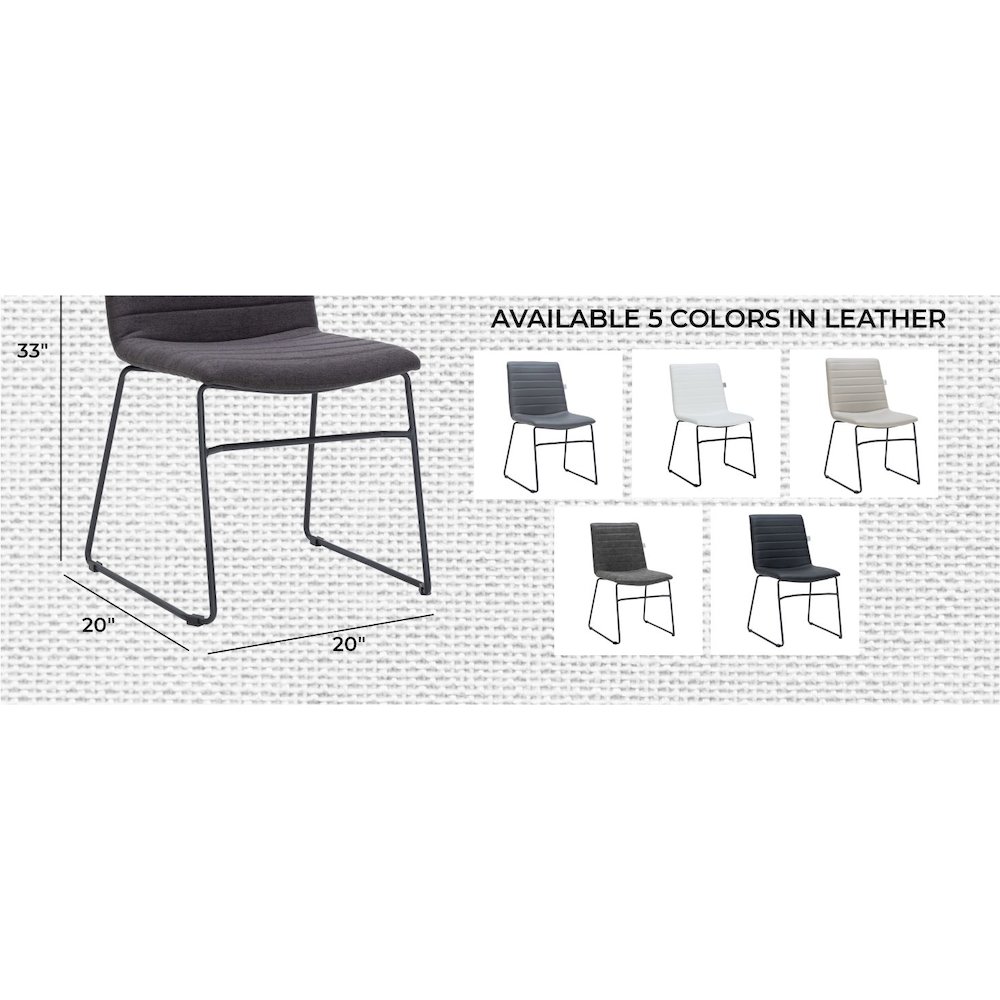 Zylar Series Office Guest Chair in Brown Fabric. Picture 27