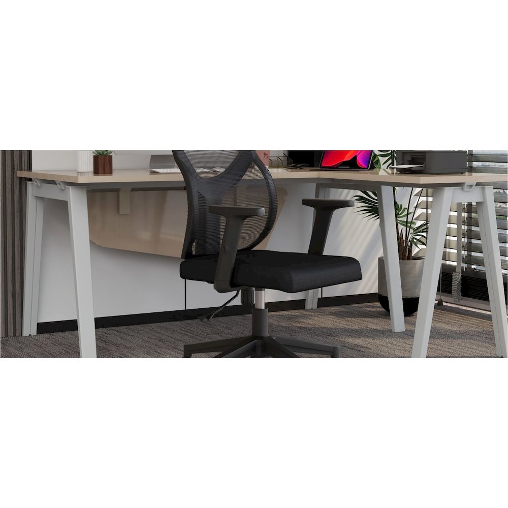 Office Glen Series Office Task Chair In Grey. Picture 30