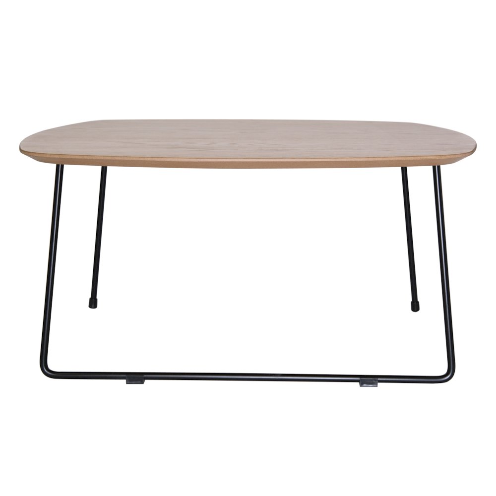 Pemborke Mid Century Modern Square Coffee Table in Natural Wood. Picture 17