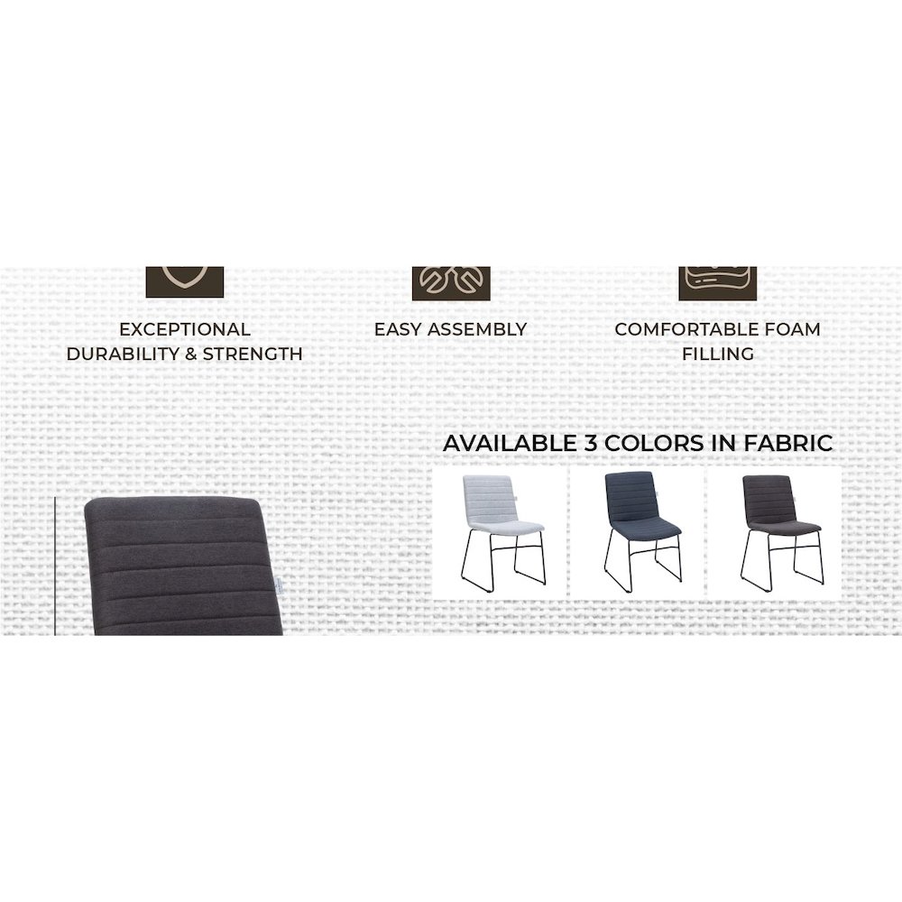 Zylar Series Office Guest Chair in Brown Fabric. Picture 29