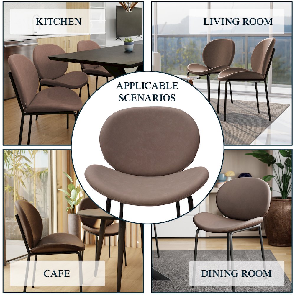 Servos Modern Dining Side Chair. Picture 17