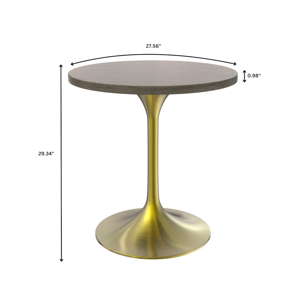 Verve Collection 27" Round Dining Table. Picture 4