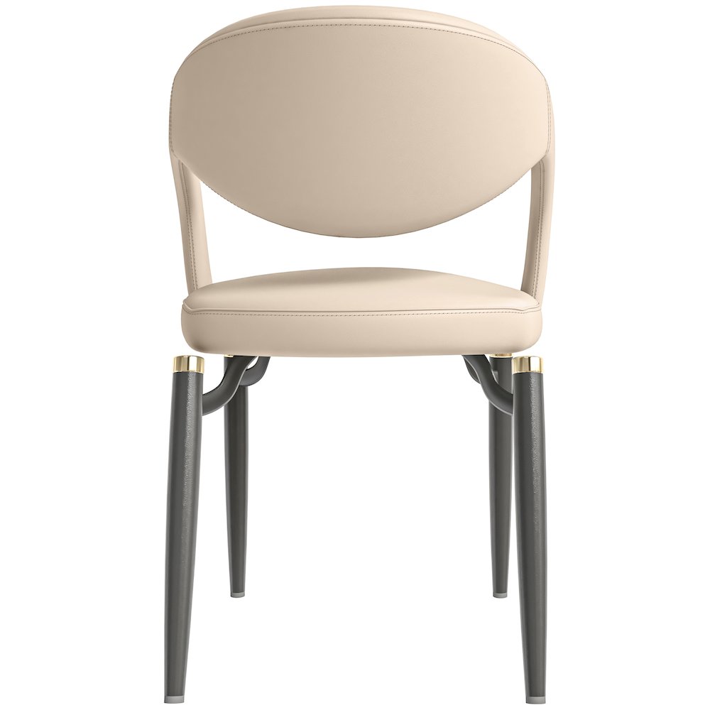 Entice Collection Modern Dining Chair Set of 4 in Grey. Picture 22