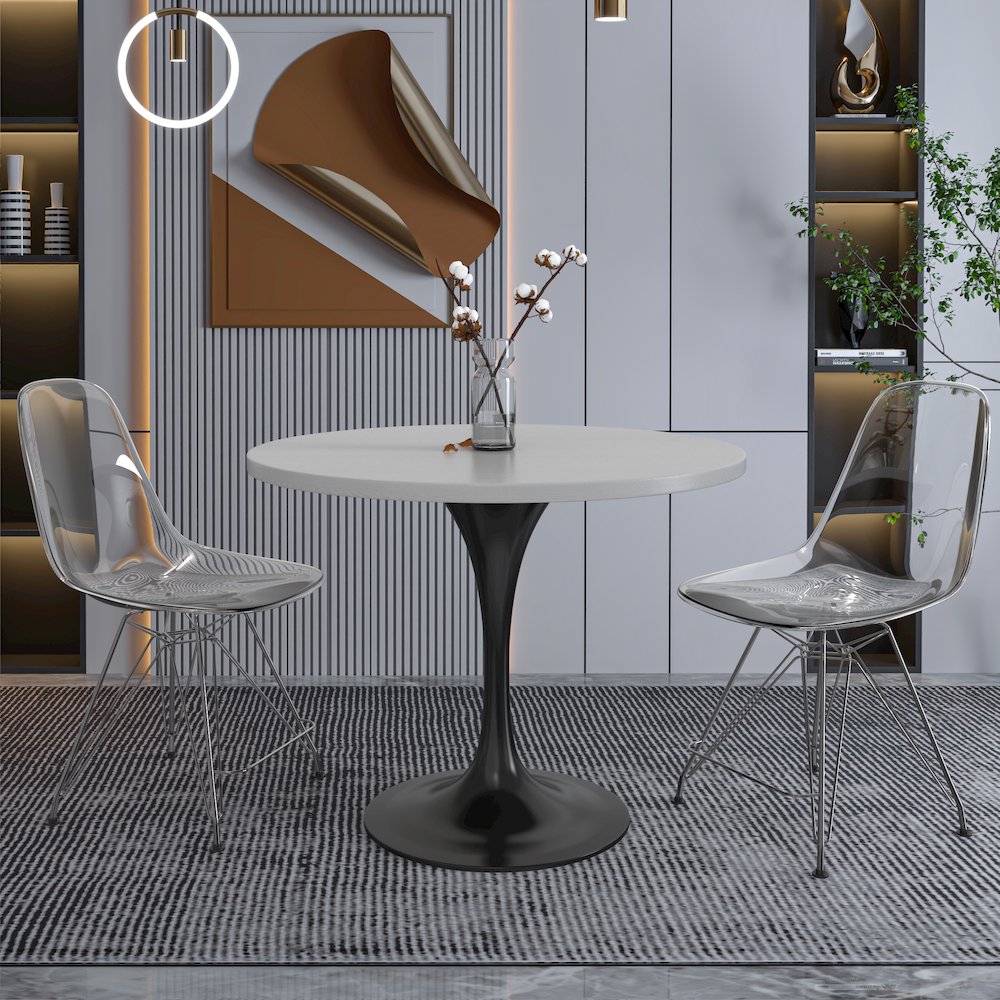 Verve Collection 36 Round Dining Table. Picture 14