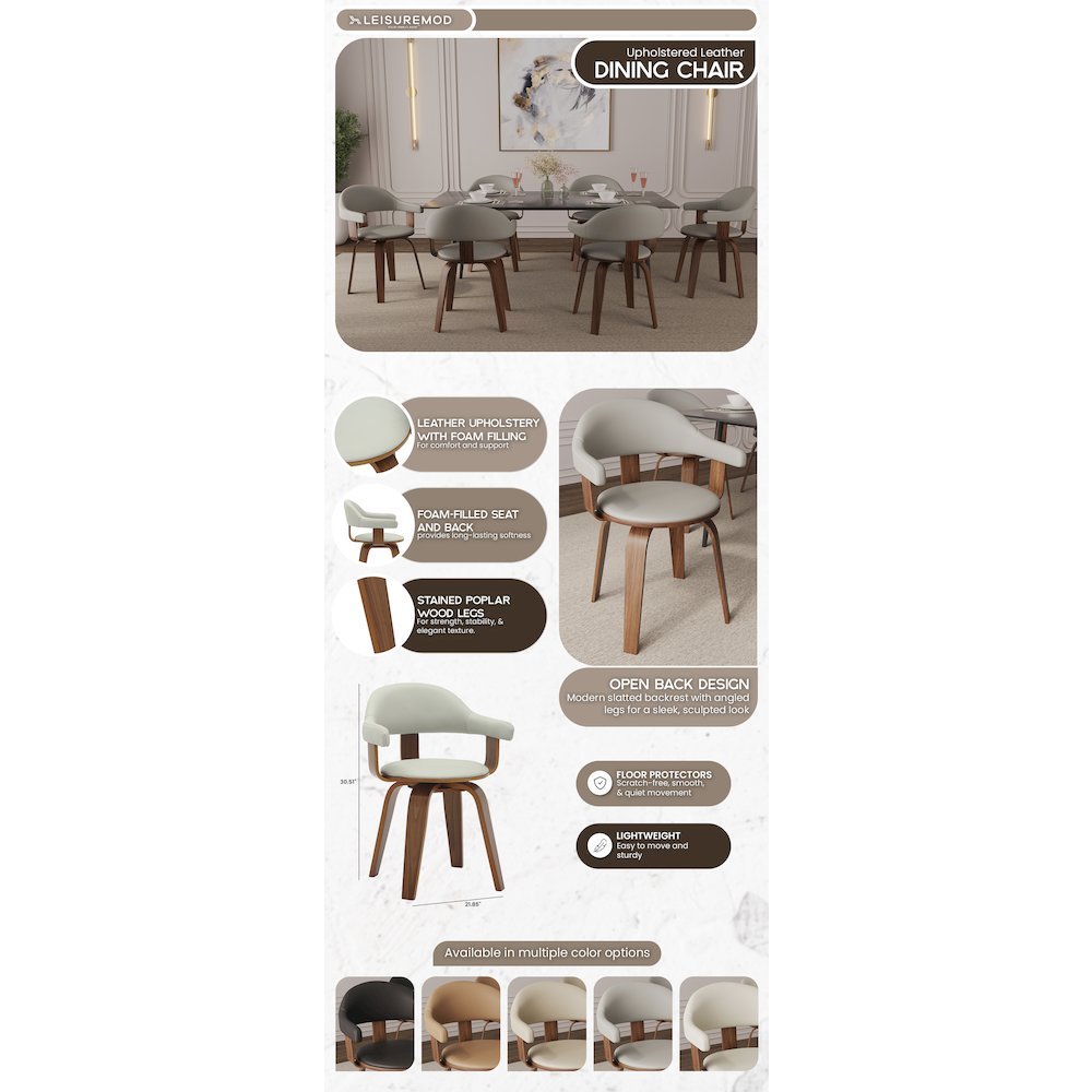 Modern Wooden Dining Chair. Picture 23