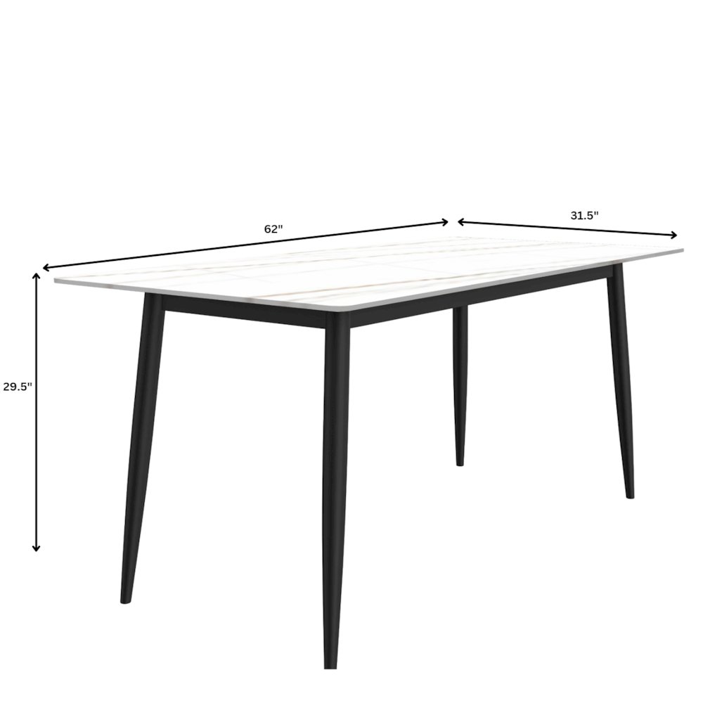 Zayle Series Modern Dining Table. Picture 21