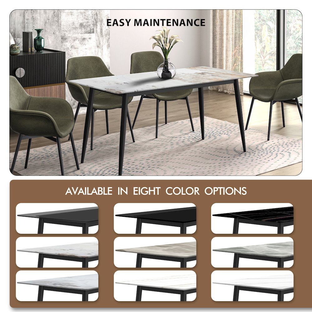Zayle Series Modern Dining Table. Picture 35