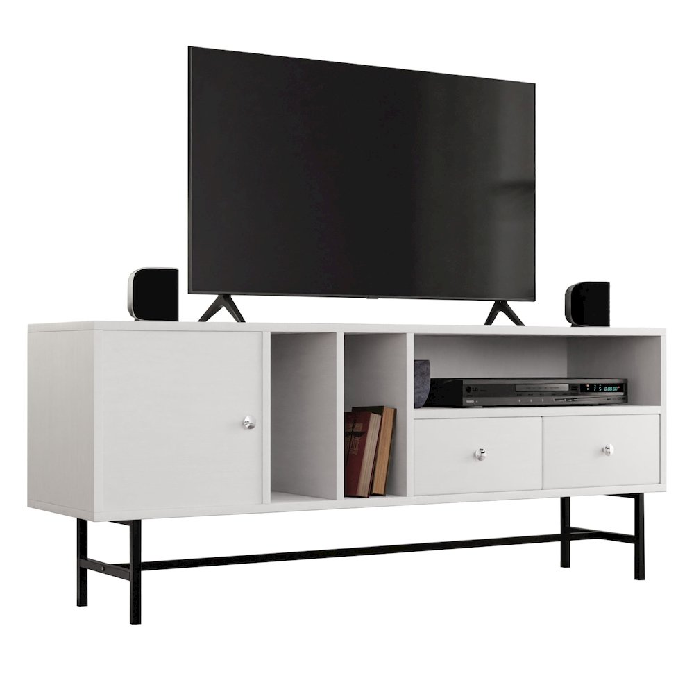 Rochester Modern Rectangular TV Stand. Picture 11