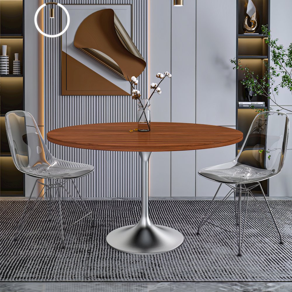 Verve Collection 48" Round Dining Table. Picture 7