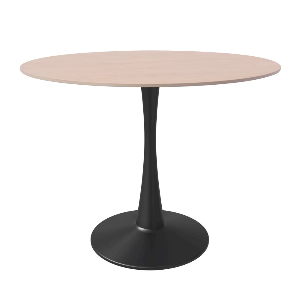 Bristol - Bistro Table - Black Natural wood Top. Picture 11