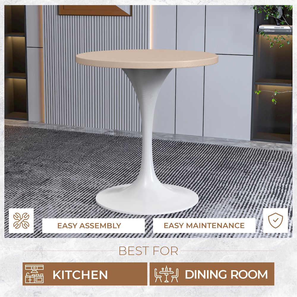 Verve Collection 27 Round Dining Table. Picture 4