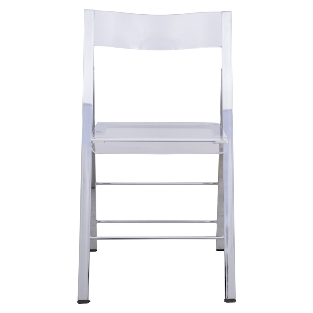 Menno Modern Acrylic Folding Chair. Picture 5