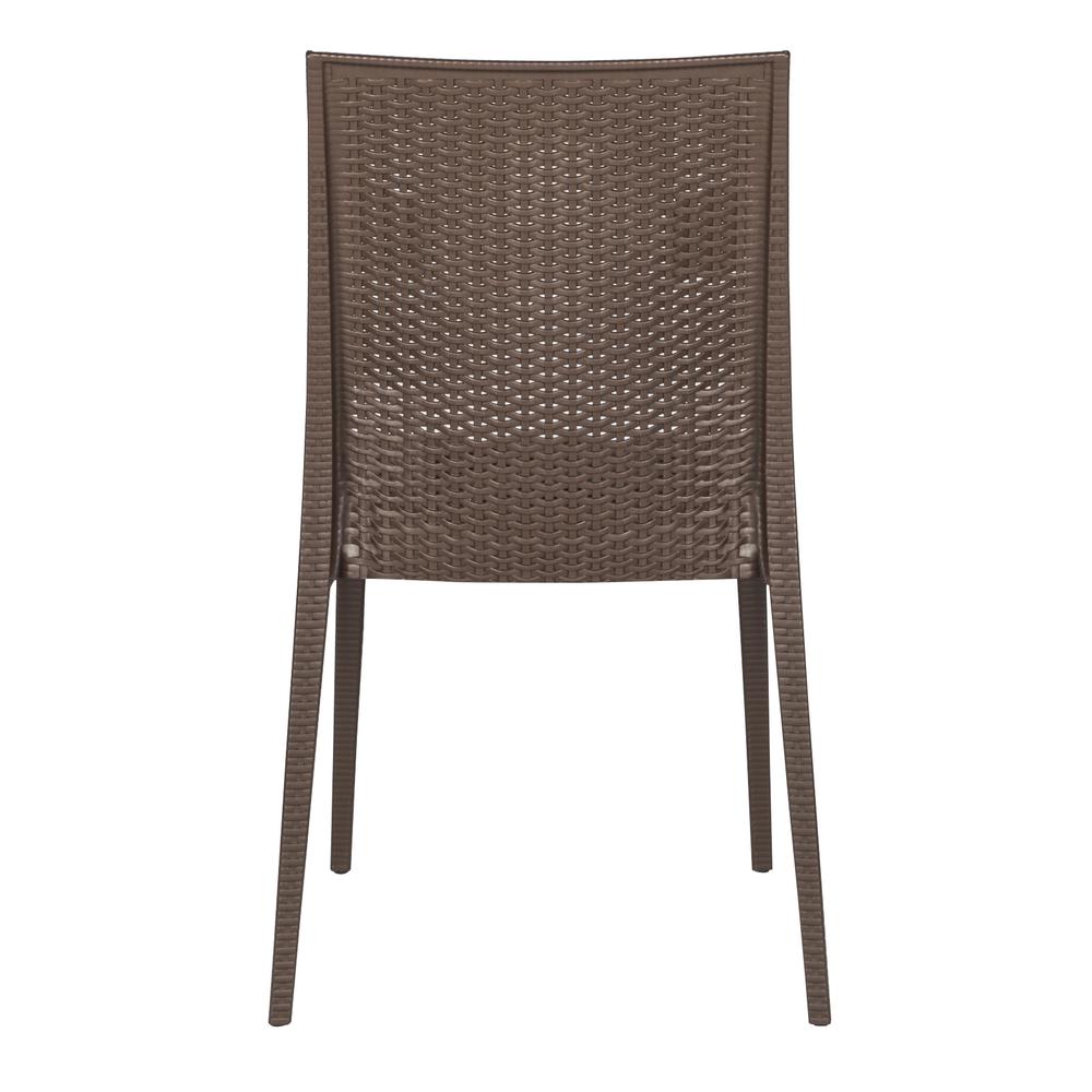 Mace 3-Piece Outdoor Dining Set with Plastic Square Table. Picture 4