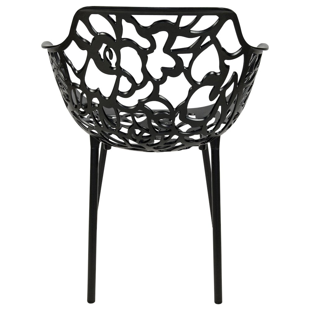 Modern Devon Aluminum Armchair, Set of 2. Picture 5