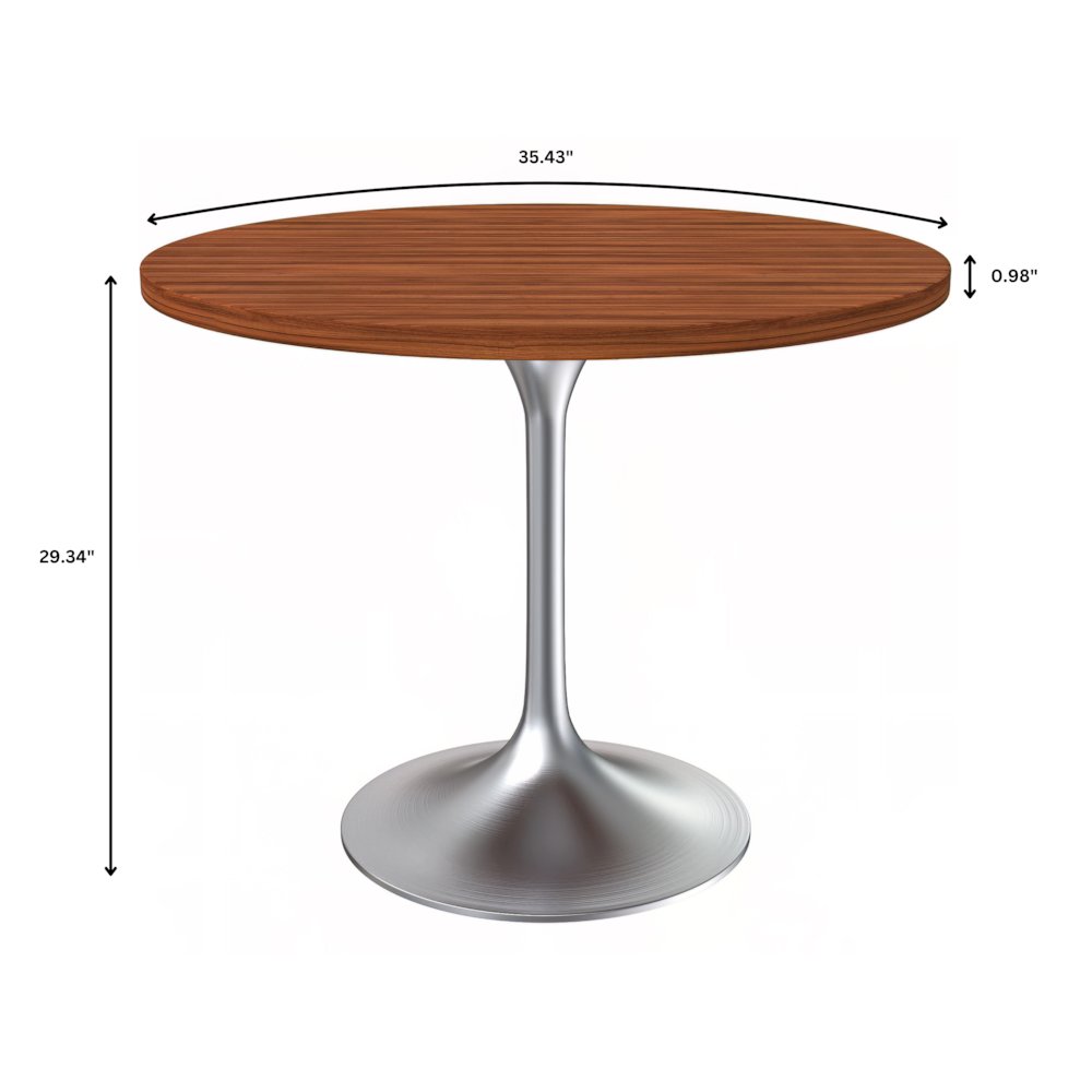 Verve Collection 36" Round Dining Table. Picture 6