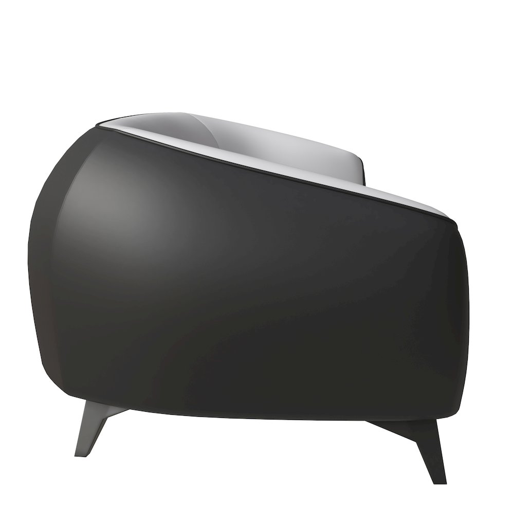 Opula Collection Three Seater Sofa In Black and White. Picture 9