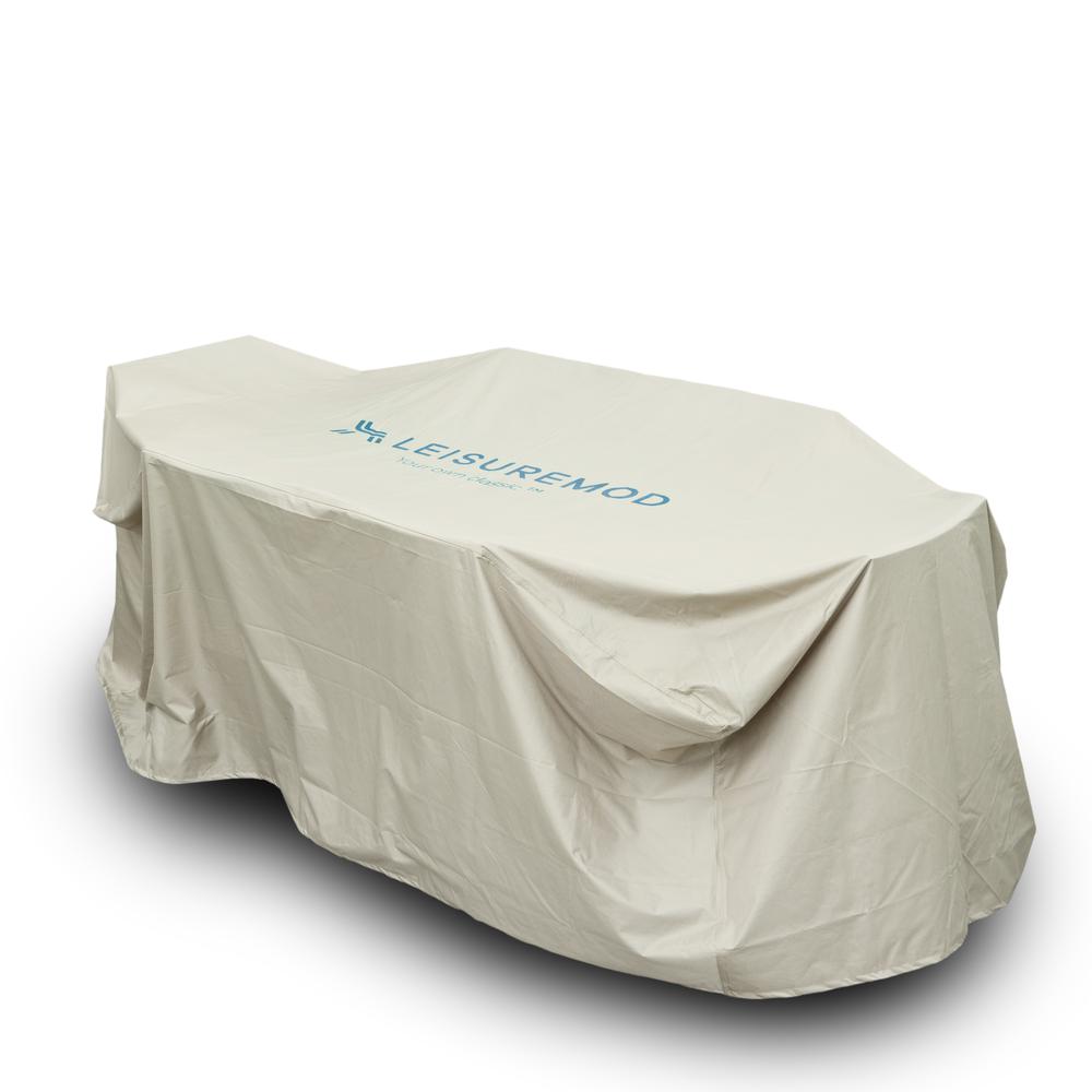 Chelsea Rectangular Outdoor Rain Cover for 63" Patio Dining Table. Picture 2