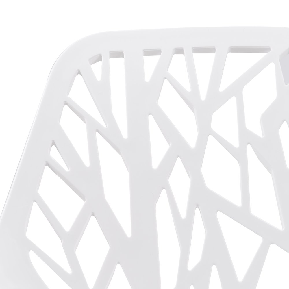 Modern Asbury Dining Chair w/ Chromed Legs. Picture 8