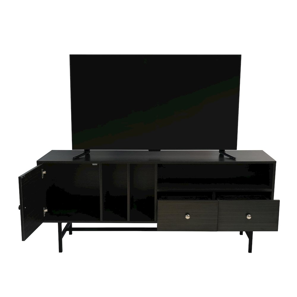 Rochester Modern Rectangular TV Stand. Picture 14