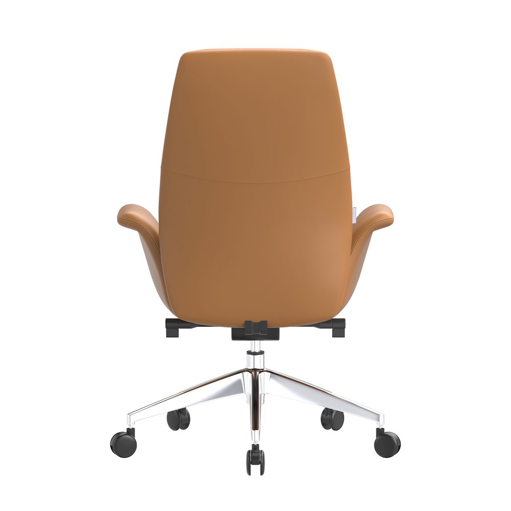 Summit Series Office Chair In Acorn BrownLeather. Picture 6