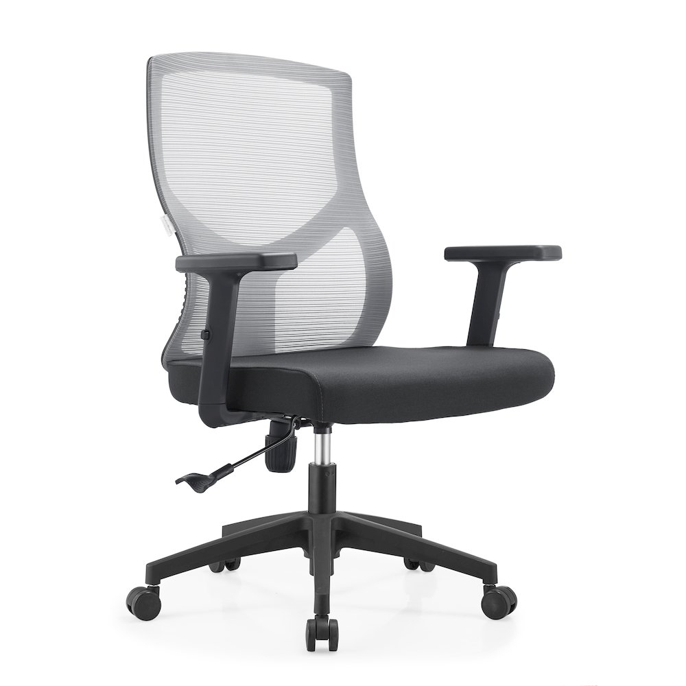 Office Glen Series Office Task Chair In Light Grey. Picture 23