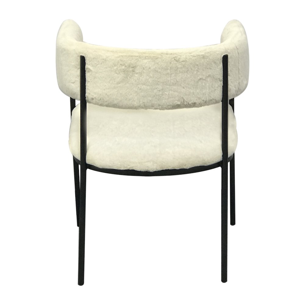 Gavin Series Modern Chair Black Frame in Light Brown Set of 4. Picture 18