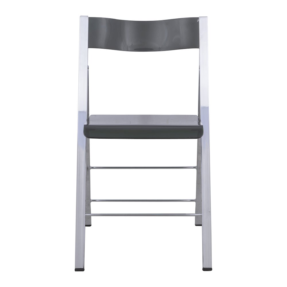 Menno Modern Acrylic Folding Chair, Set of 4. Picture 3