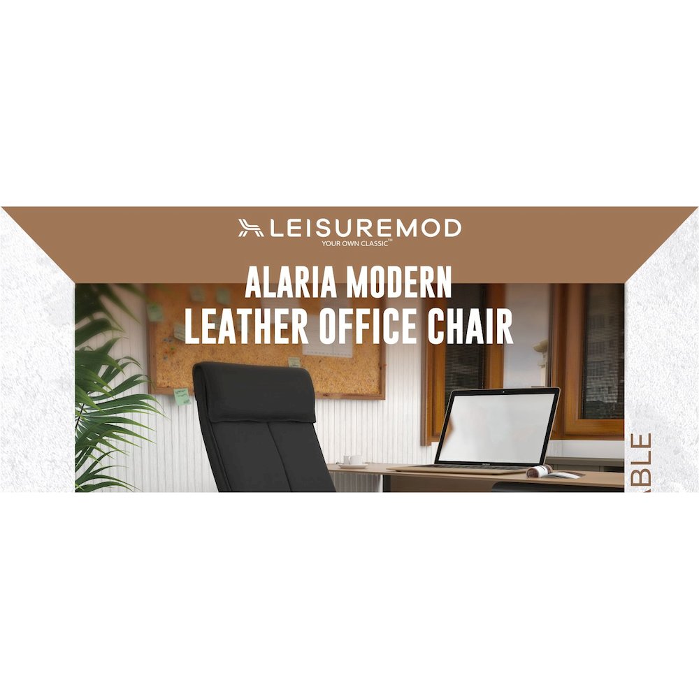 Aiaria Collection Modern Office Chair In Black. Picture 36