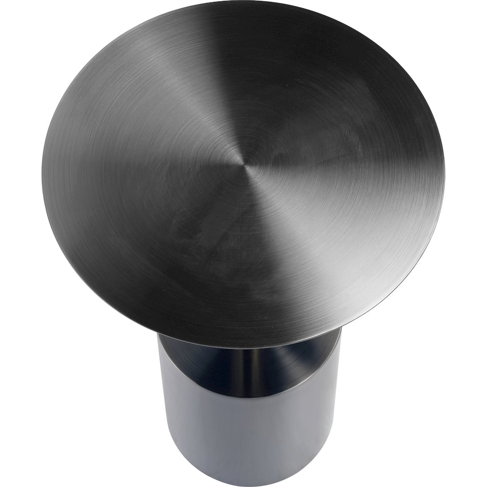 Malta Collection Modern End Table In Black. Picture 12