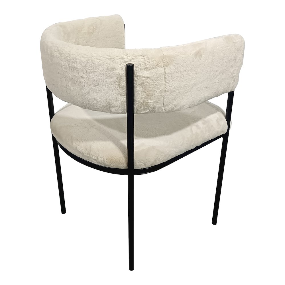Gavin Series Modern Chair Black Frame in Light Taupe Set of 4. Picture 5