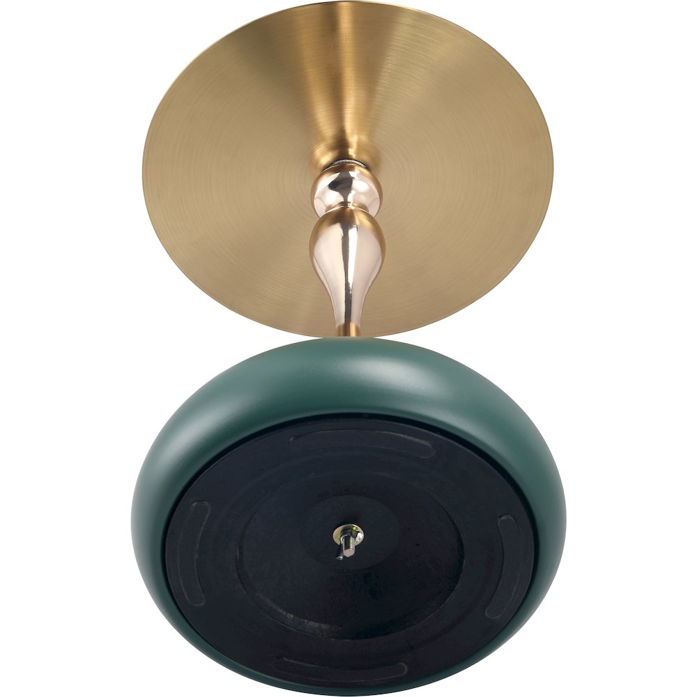 Savoy Collection Modern End Table In Green. Picture 16