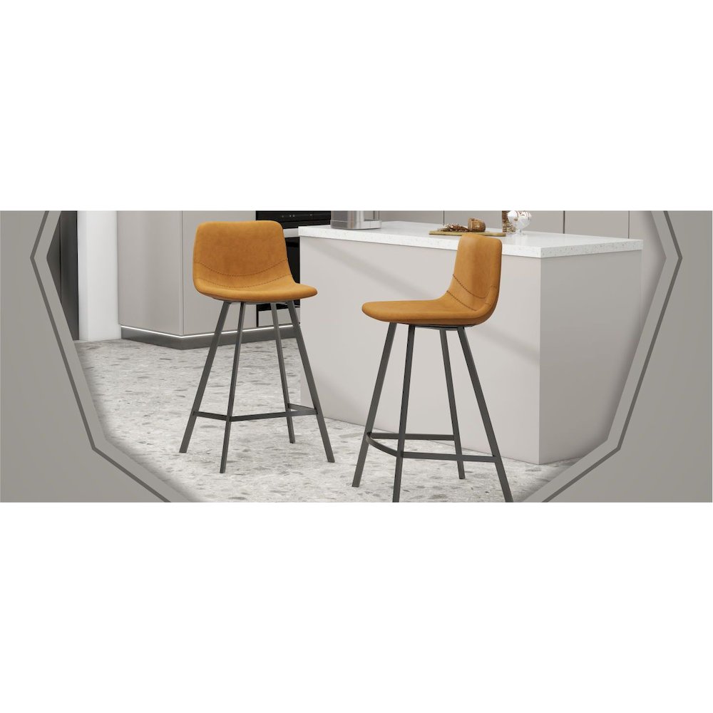Elland - Counter stool -Light Brown. Picture 16