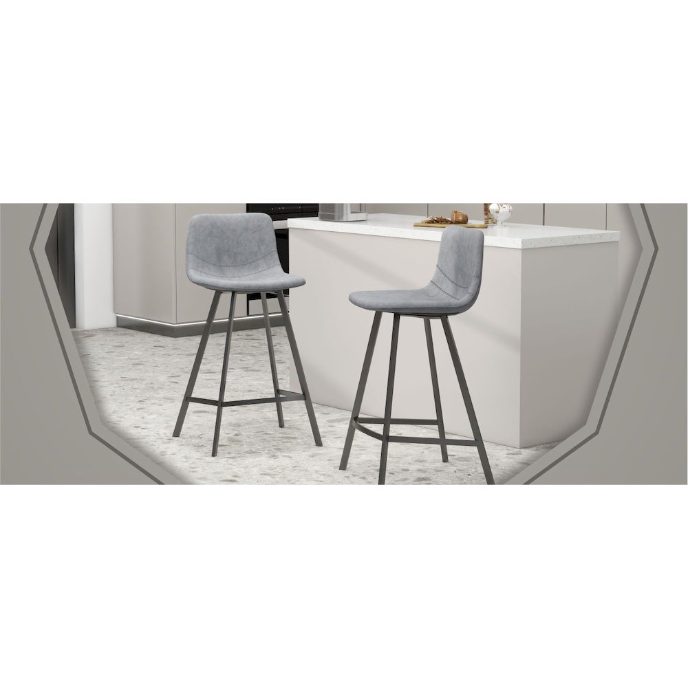 Elland - Counter stool -Light Grey. Picture 15