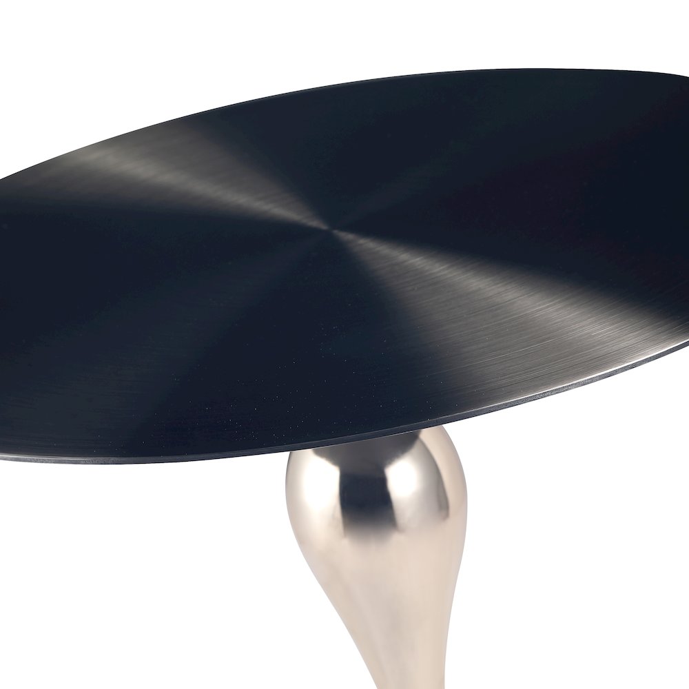 Savoy Collection Modern End Table In Grey. Picture 15