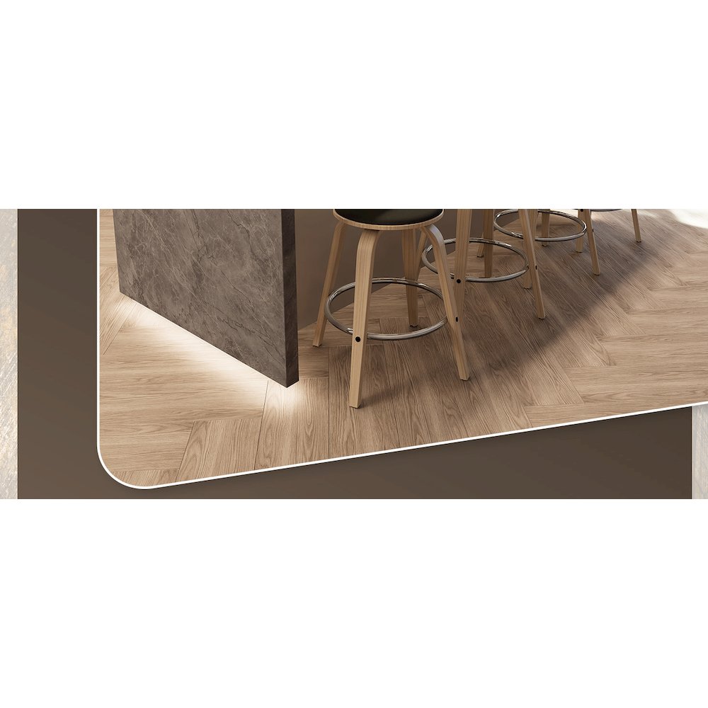Wooden Counter Stool Pelya Collection Modern Style Washed Walnut color in Black. Picture 23