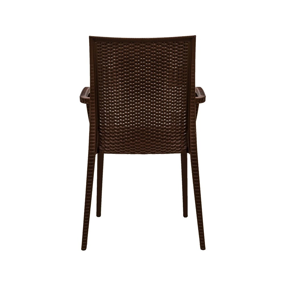 Weave Mace Indoor/Outdoor Chair (With Arms). Picture 5