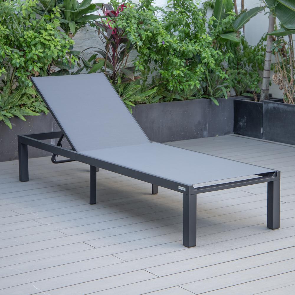 Aluminum Outdoor Patio Chaise Lounge Chair Set of 2. Picture 20