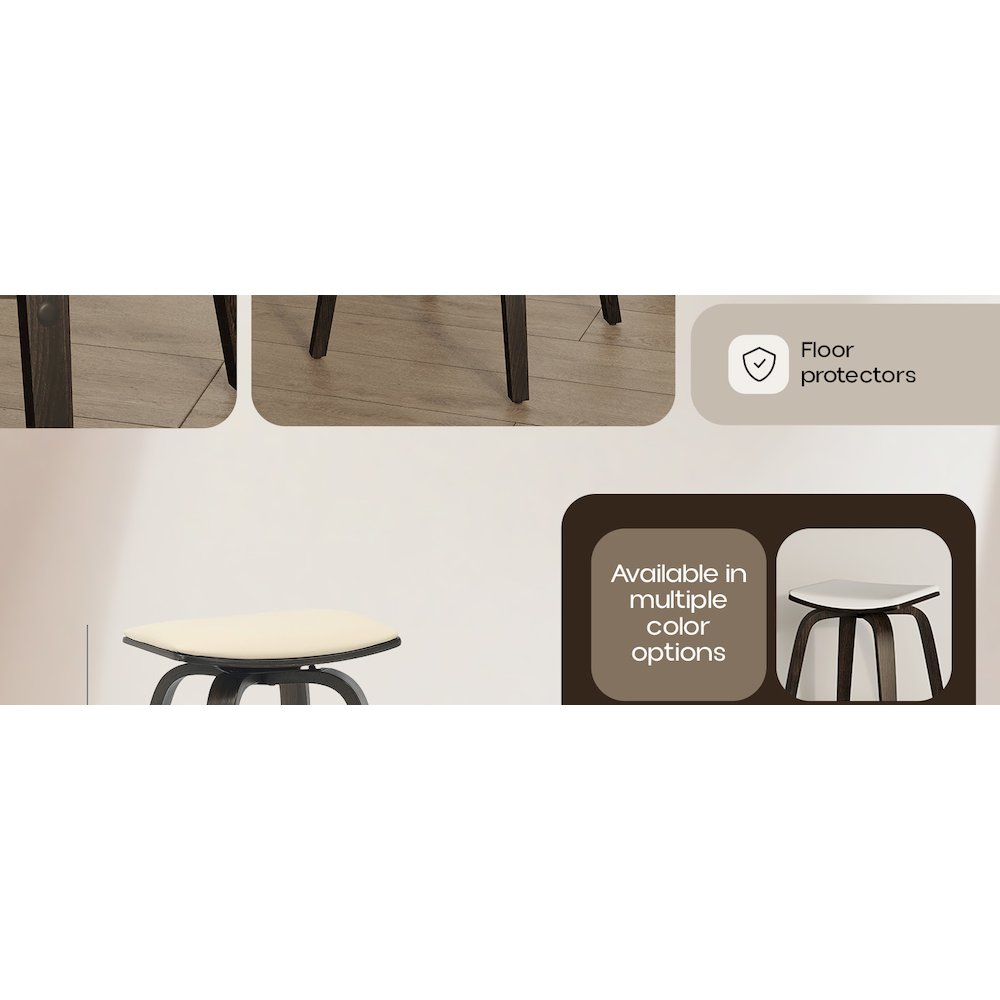 Wooden Counter Stool in Taupe. Picture 20