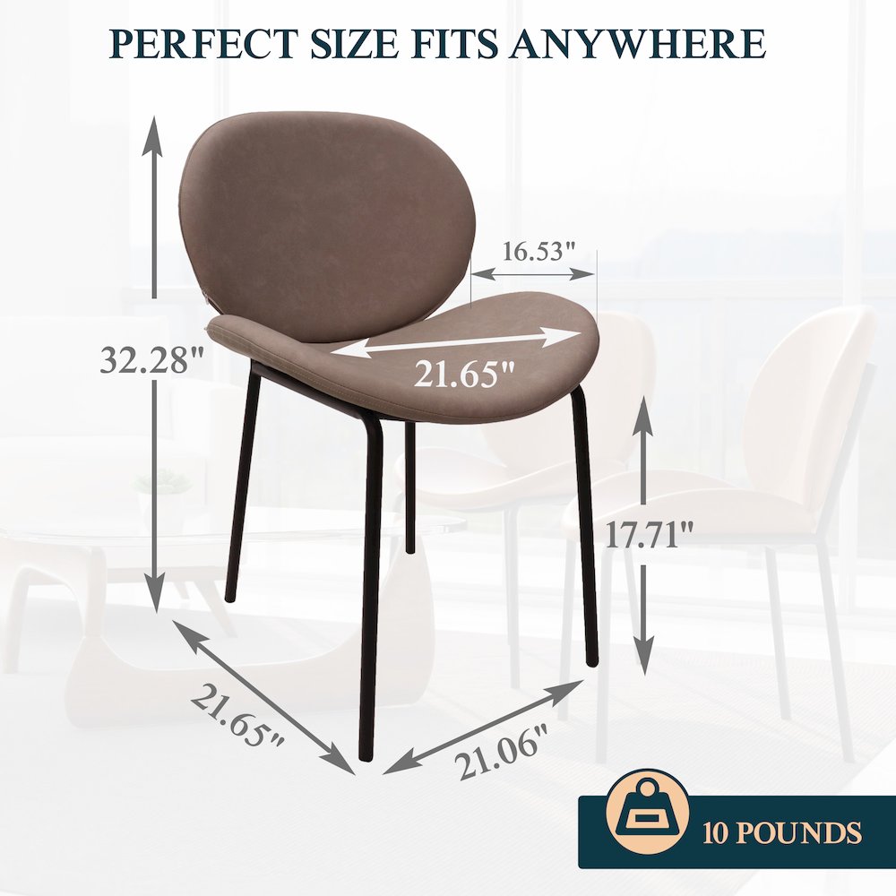 Servos Modern Dining Side Chair. Picture 18