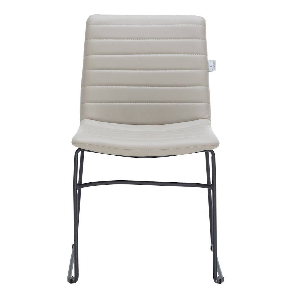 Zylar Series Office Guest Chair in Tan Leather. Picture 11