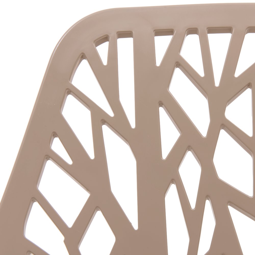 Modern Asbury Dining Chair w/ Chromed Legs. Picture 11