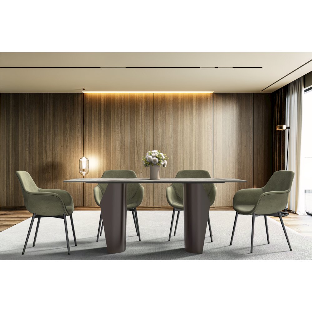Zelan Series Modern Dining Table. Picture 6